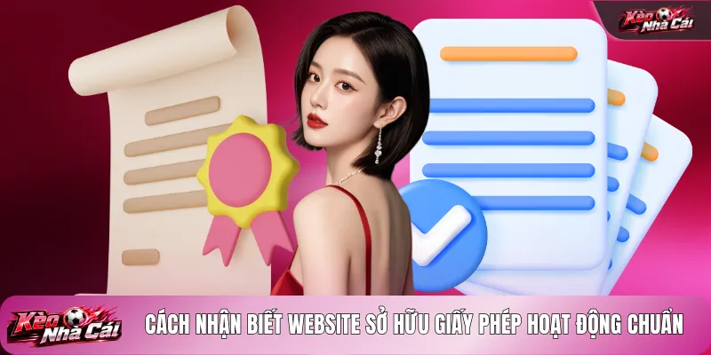 Cách nhận biết website sở hữu giấy phép hoạt động chuẩn