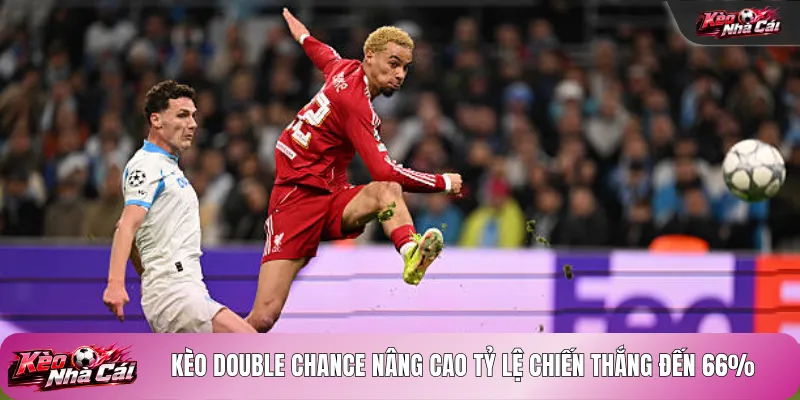 Kèo Double Chance nâng cao tỷ lệ chiến thắng đến 66%